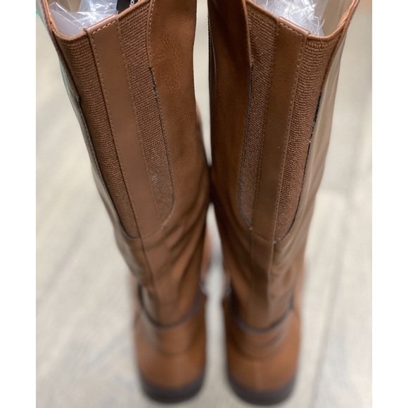 Kindell Faux Leather Round Toe Riding Boots NWB! - Picture 8 of 10